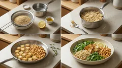 Sałatka z quinoa, granatem i orzechami — sycąca, a lekka na lunch