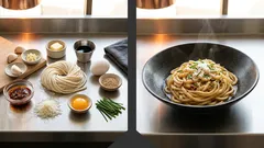 Udon z czosnkiem na maśle i sosem sojowym – kremowy makaron w 15 minut