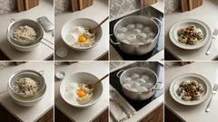 Szare kluski z twarogiem i skwarkami – prosty, sycący obiad jak u babci