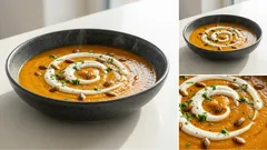 Krem z pieczonej dyni, gruszki i pietruszki – jesienna zupa, która zawsze wychodzi