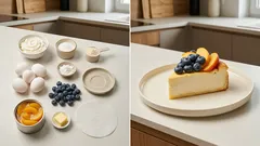 Fit sernik bez cukru i mąki – kremowy, wysokobiałkowy i z owocami