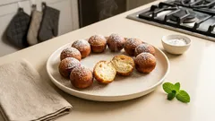 Mini pączki bezglutenowe bez drożdży – puszyste i gotowe w chwilę