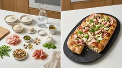 Pinsa romana jak z rzymskiej piekarni – chrupiący spód po 24 h w lodówce