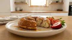 Omlet ze skyru jak cynamonka – puszysty, słodki i gotowy w 10 minut